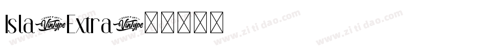Isla-Extra字体转换