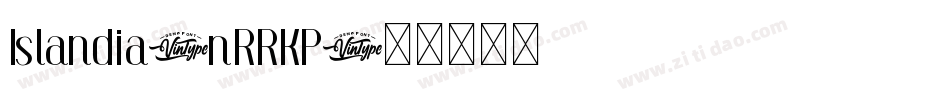 Islandia-nRRKP字体转换
