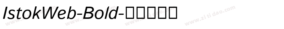 IstokWeb-Bold字体转换