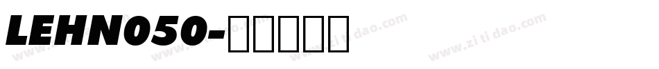 LEHN050字体转换