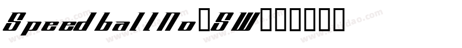 SpeedballNo2SW字体转换