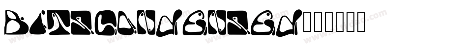 BitsCondensed字体转换