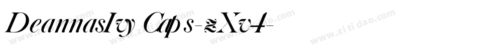 DeannasIvyCaps-zXv4字体转换