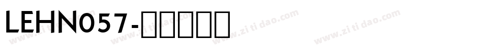 LEHN057字体转换