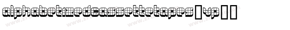 AlphabetizedCassetteTapes-vP29字体转换