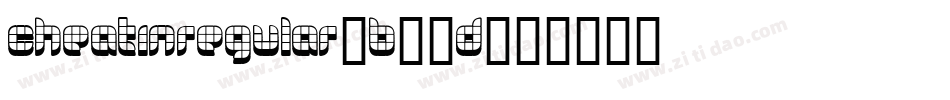 CheatinRegular-B06d字体转换