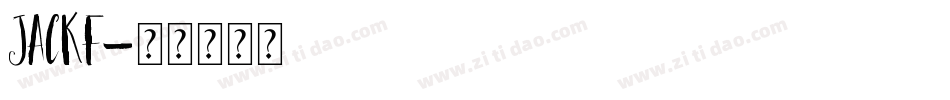 JACKF字体转换