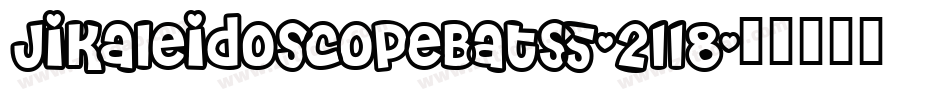 JiKaleidoscopeBats5-2118字体转换