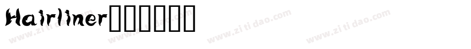 Hairliner字体转换