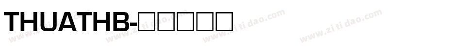 THUATHB字体转换