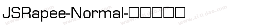 JSRapee-Normal字体转换