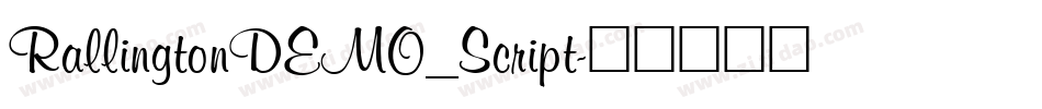 RallingtonDEMO_Script字体转换