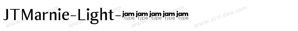 JTMarnie-Light字体转换