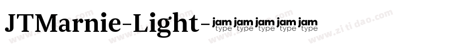 JTMarnie-Light字体转换
