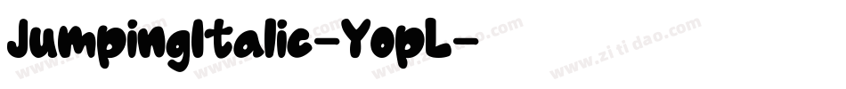 JumpingItalic-YopL字体转换