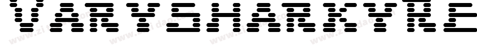 VarysharkyRegular-Be83字体转换