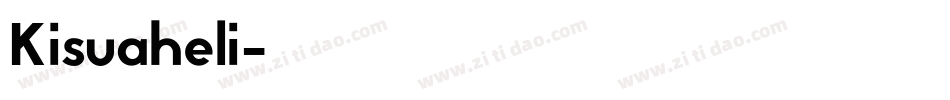 Kisuaheli字体转换