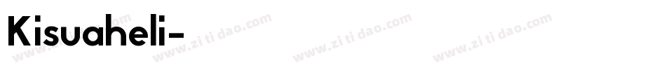 Kisuaheli字体转换
