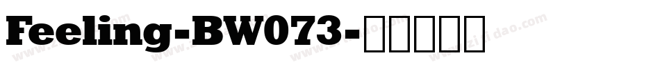 Feeling-BW073字体转换