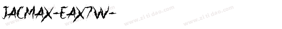 Jacmax-EaX7W字体转换