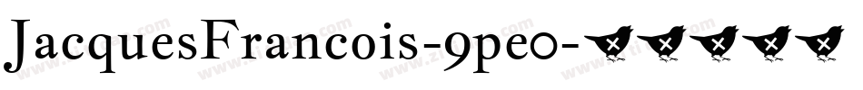 JacquesFrancois-9pe0字体转换