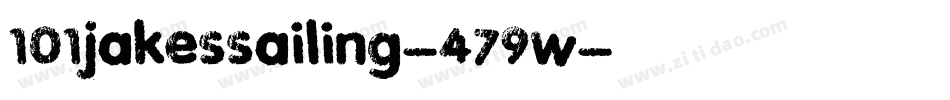 101JakesSailing-479W字体转换