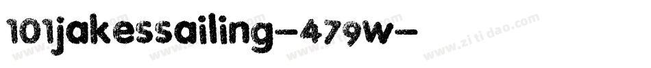 101JakesSailing-479W字体转换
