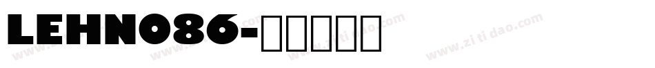 LEHN086字体转换