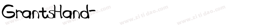 GrantsHand字体转换