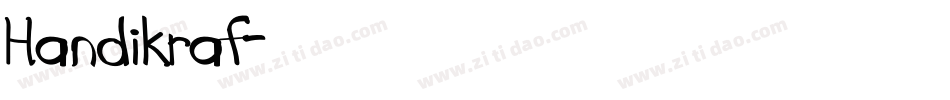 Handikraf字体转换
