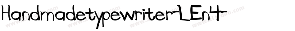 Handmadetypewriter-LEn4字体转换
