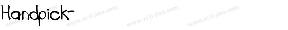 Handpick字体转换