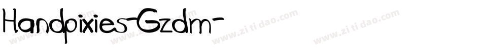 Handpixies-Gzdm字体转换