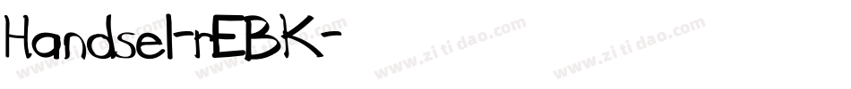 Handsel-rEBK字体转换