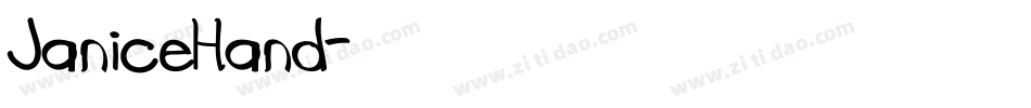 JaniceHand字体转换