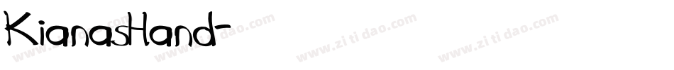 KianasHand字体转换
