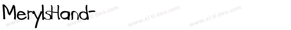 MerylsHand字体转换