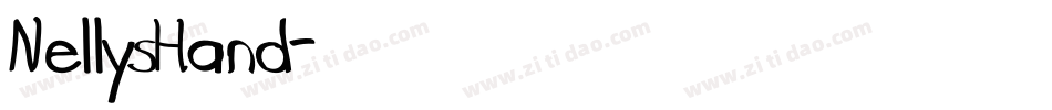 NellysHand字体转换