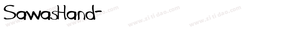 SawasHand字体转换