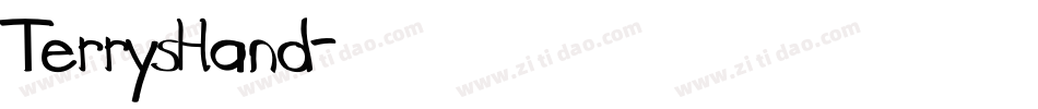 TerrysHand字体转换