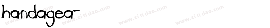 handagea字体转换