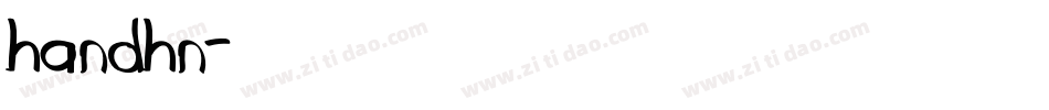 handhn字体转换