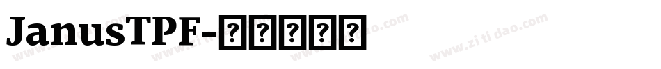 JanusTPF字体转换