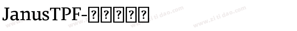 JanusTPF字体转换