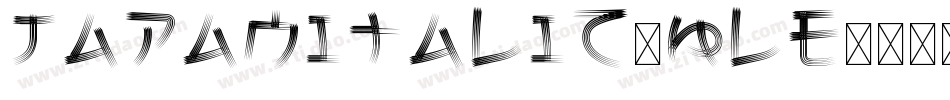 JapanItalic-qLE0字体转换