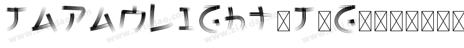 JapanLight-j2g7字体转换