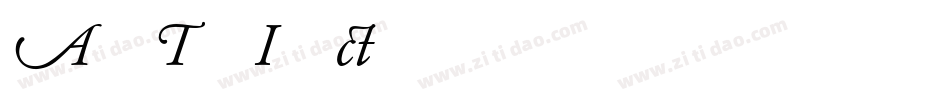 AdobeThai-Italic字体转换
