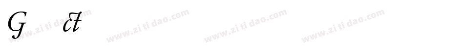 Garamnci字体转换