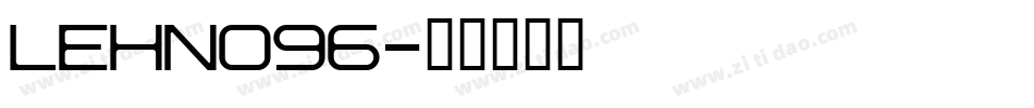 LEHN096字体转换