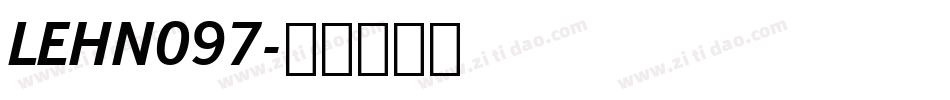 LEHN097字体转换